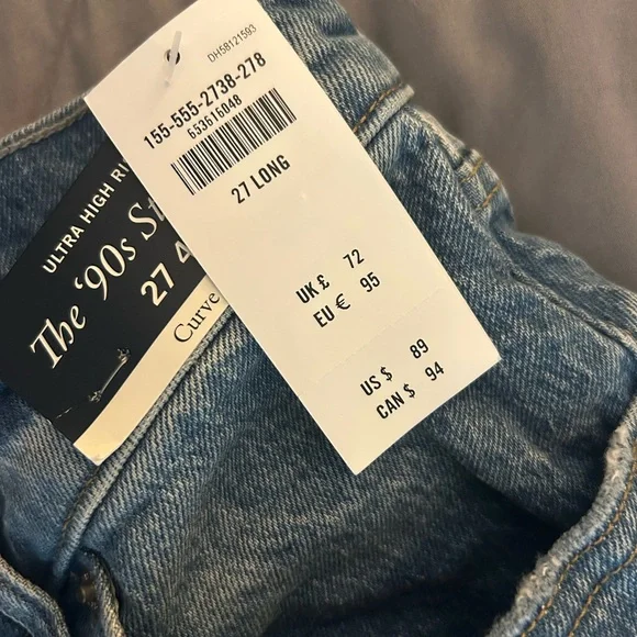 Abercrombie & Fitch Blue Denim Jeans - Picture 3 of 5